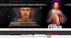 Desktop Screenshot of jezuufamtobie.pl