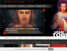 Tablet Screenshot of jezuufamtobie.pl